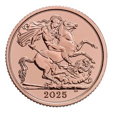 Half Sovereign 2025 UK  King