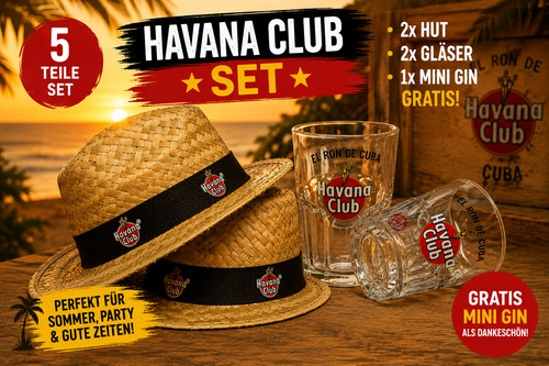 Havana club set teilig - havana, 5-teilig