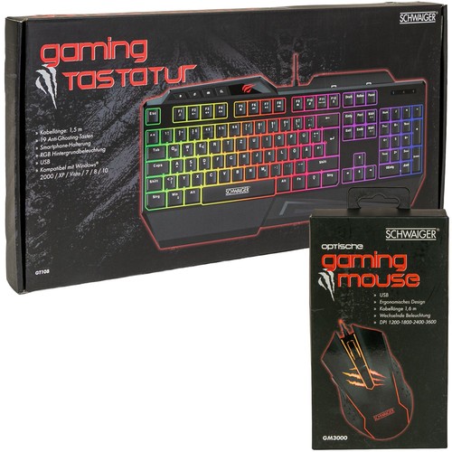 Schwaiger gaming bundle usb - schwaiger,