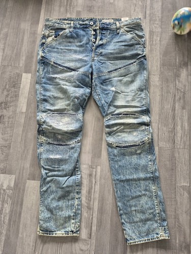 Star jeans dstroyed look - jeans, ,
