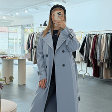 Langer Jeans Trenchcoat JOLI