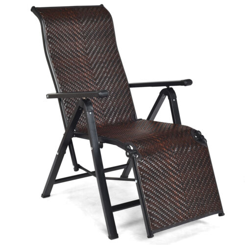 Liegestuhl klappbar rattan - liegestuhl,