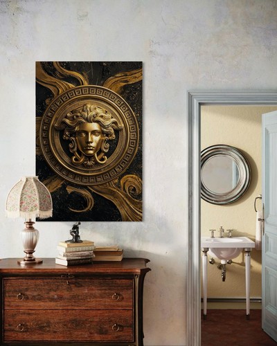 Leinwand bild versace wandbild - bild,
