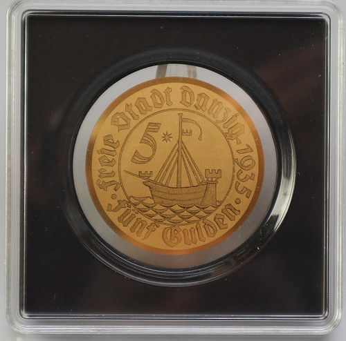 Medaille danzig 5 - 5, gulden