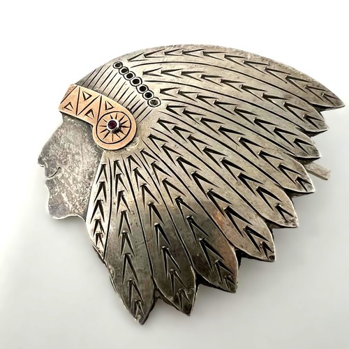 925 silber indian chief - silber,