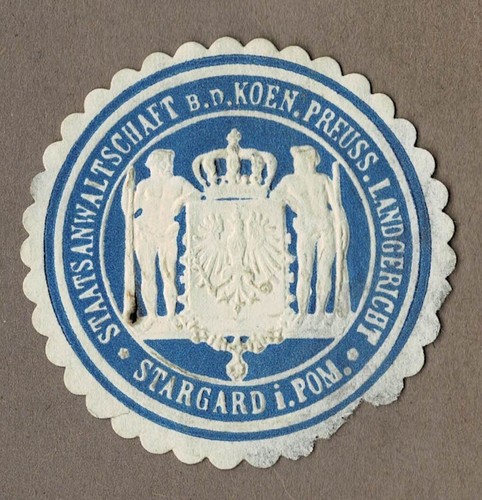 Siegelmarke staatsanwaltschaft - siegelmarke,
