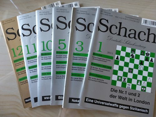 Schach zeitung konvolut - schach,