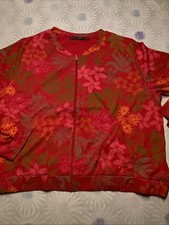 Gudrun Sjöden, Florale Zip Up Jacke, XXL, Neu !