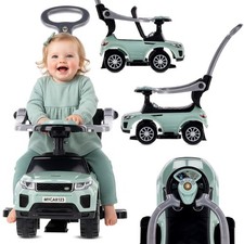 Rutschauto mit Stange Kinderfahrzeug Rutscher Sport car Sun Baby