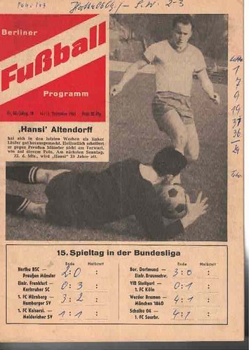 Fussball programmheft 63 64 - fussball-programmheft, 63/64