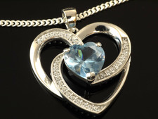 925 Silber großer Herz