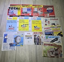 Retro werbeprospekt konvolut - retro, werbeprospekt-konvolut