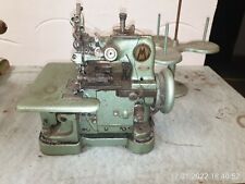Alte Industrie Overlock Nähmaschine Mauser spezial JED incl Tisch u Elektromotor