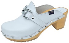 Moderne High Heels HOLZ CLOGS