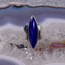 Lapislazuli Ring, 925er