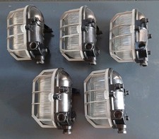 5stk.DDR Bakelit Bunkerlampe