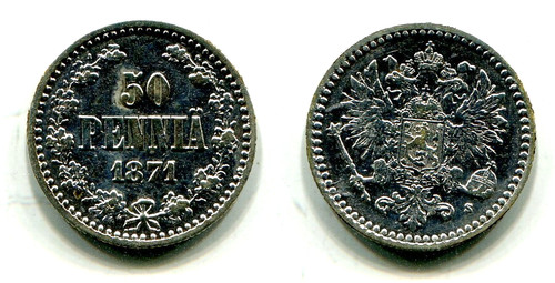 Penniä finnland 1871 - penniä,