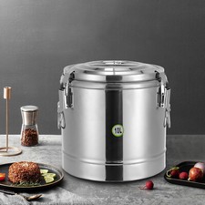 2.64gal Thermobehälter Edelstahl Thermobox Warmhaltebehälter Speisen Thermoport