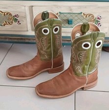 Justin Boots Austin Rodeo BR307-0 Leder Cowboystiefel Western 44/45 11.5 D Reit