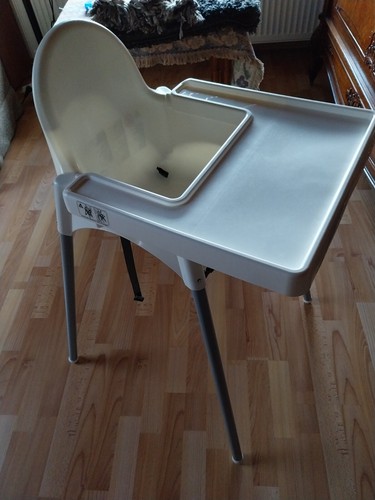 Kinderhochstuhl weiß - weiß,