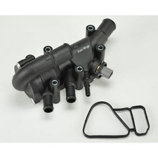 Thermostat + Gehäuse + Dichtung+ Sensor  Thermostatgehäuse Ford Fiesta V 1,3 ##