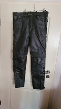Biker Schnürlederhose -