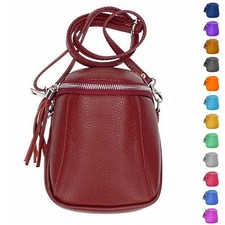 DAMEN LEDER BRUST BAUCH TASCHE