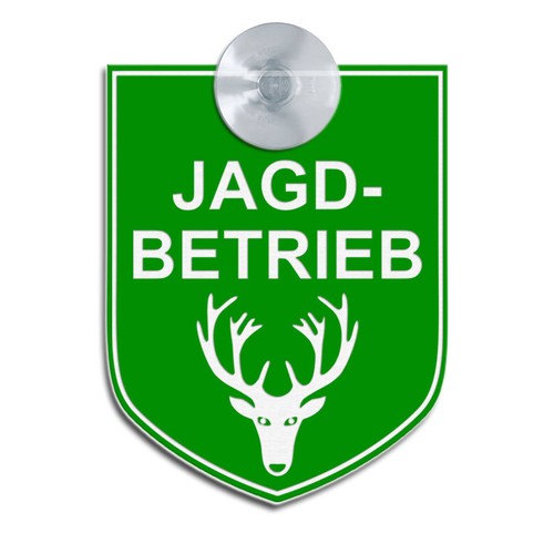 Jagdbetrieb graviertes schild - jagdbetrieb,,