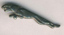 Pin - Jaguar - Logo - silbern - Breite 33 mm