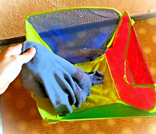 bunter Wäschesack ? Pop-Up-Waschtasche, faltbarer Wäschekorb, Netz-Aufbewahrung