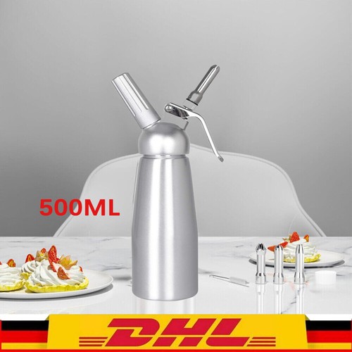 Edelstahl sahnespender - 0.5l,