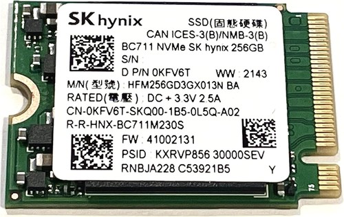 Skhynix bc711 256 nvme pcie - bc711,