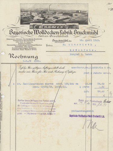 Rechnung bruckmühl - rechnung,