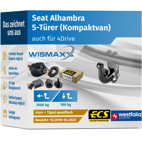 Anhängerkupplung für seat - anhÄngerkupplung,