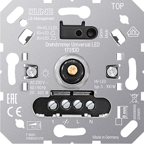 Jung led drehdimmer - led-drehdimmer, universal