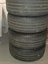 gebrauchte reifen mit felgen mercedes schwarz metallic  alu c180