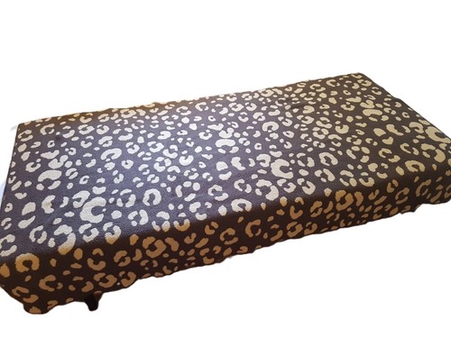 Wolldecke leopard braun - wolldecke,