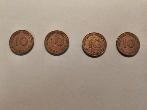 Brd deutschland pfennig - 10,
