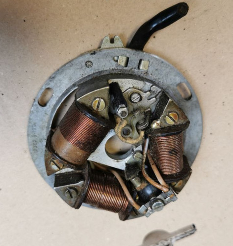 Zündung grundplatte ddr moped - zündung,