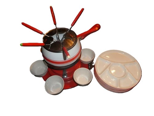 Fondue mit zubehör - zubehör, und