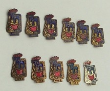 Junge Pioniere, für gute Arbeit in der Schule 1960-1970, 11 Abzeichen, ansehen!