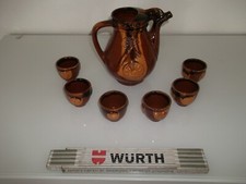 Tonkanne mit Bechern, DDR, Retro, 60er/70er Jahre Konsum Pioniere Anbauwand