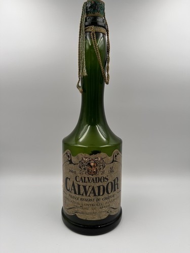 Flasche leer calvados