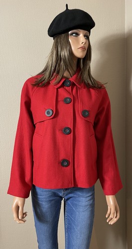 Jacke mantel rot - rot, wolle