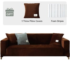 1/2/3/4 Sitzer Stretch Samt