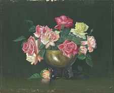 Stillleben Rosen - Ölgemälde
