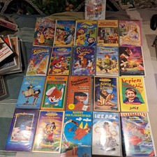 Kinder VHS Kassetten Videofilme Paket 21 Stück u.a. Disney