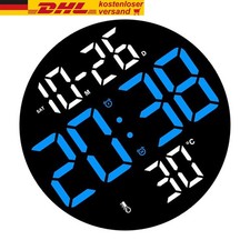 Wanduhr Digitaluhr Temperatur