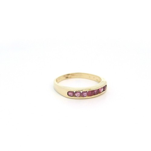 Damenring goldring mit rubine - goldring,