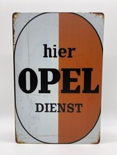 Blechschild Opel 20x30cm Nostalgie Retro Reklame Vintage Deko Geschenk Garage